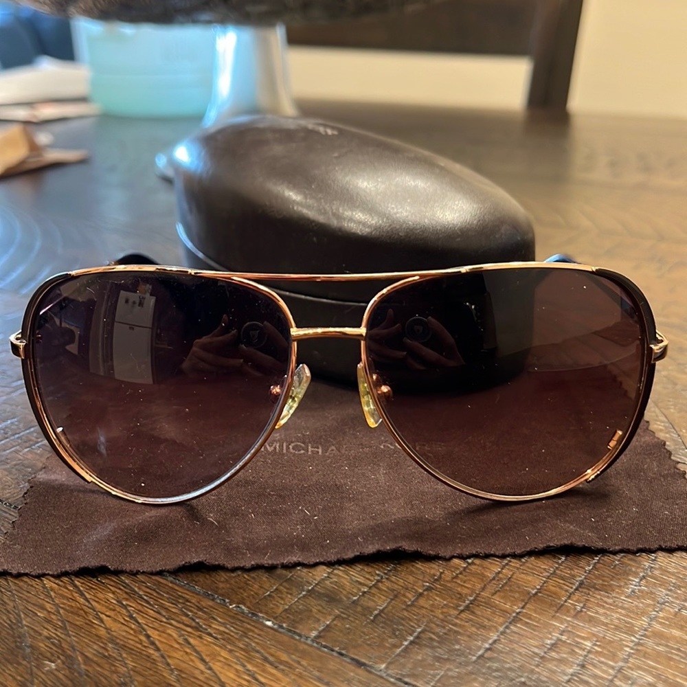 Michael Kors Rose Gold 🌹 Aviator Sunglasses. $50.00
